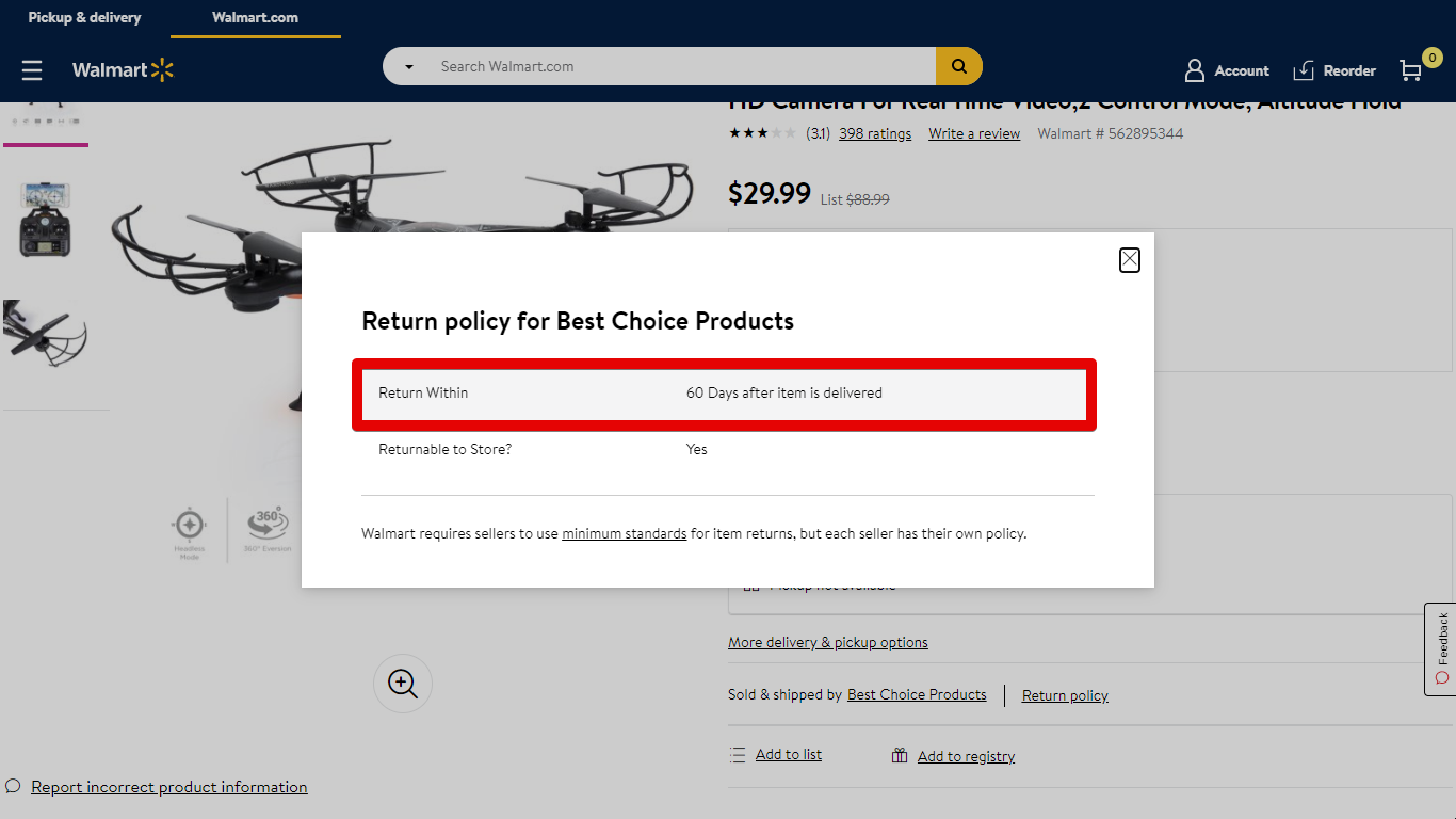 Walmart Return Policy Christmas 2025 Online