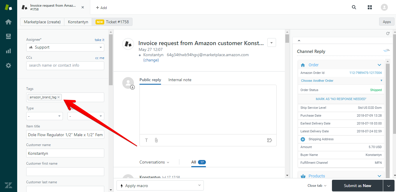 Creating Zendesk Views For Ebay And Amazon Messages