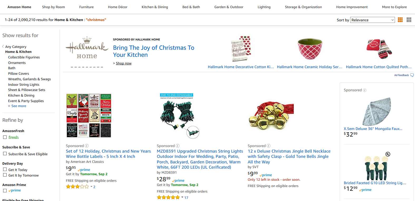 Christmas Products on Amazon