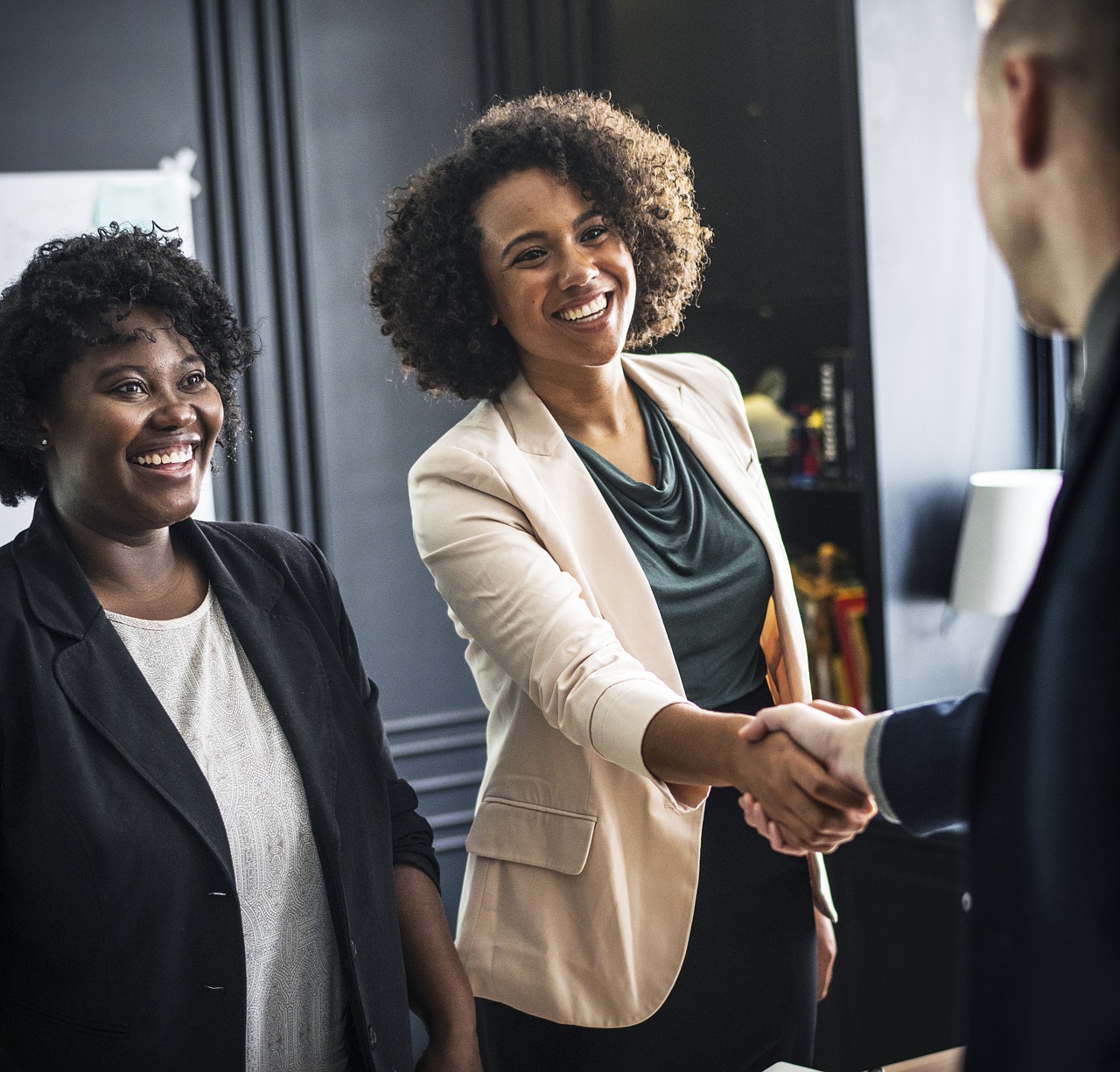 Businesspeople Shaking Hands