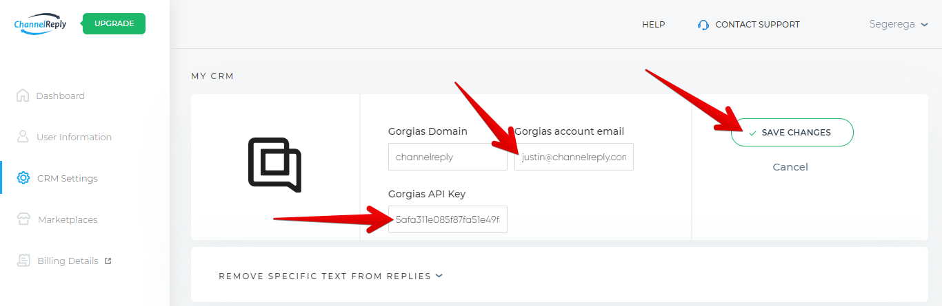 How to Change Agent for Internal ChannelReply Notifications in Gorgias
