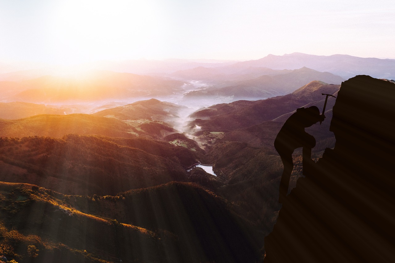 Climbing to the Top of a Mountain