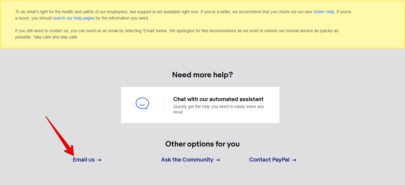 Support paypal chat customer how to