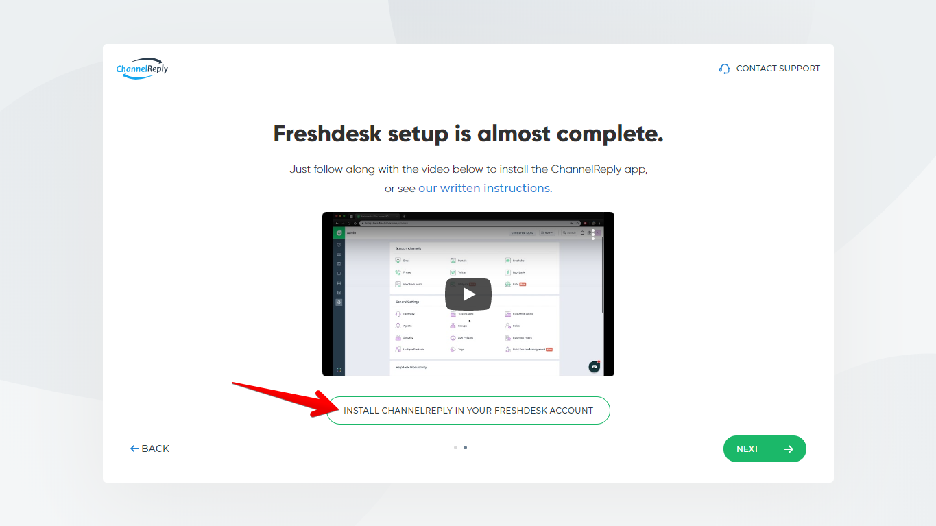 Install ChannelReply in Your Freshdesk Account