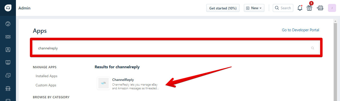 How to Find the ChannelReply App for Freshdesk