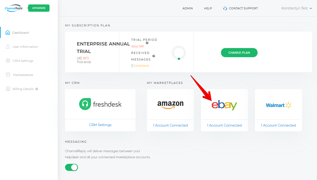 Import Notifications From Ebay Into Your Helpdesk