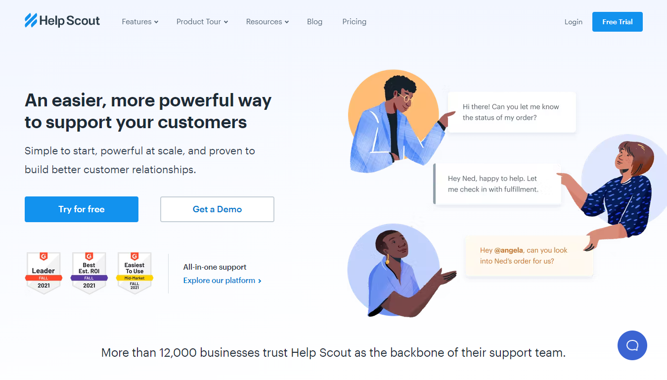 Help Scout Homepage