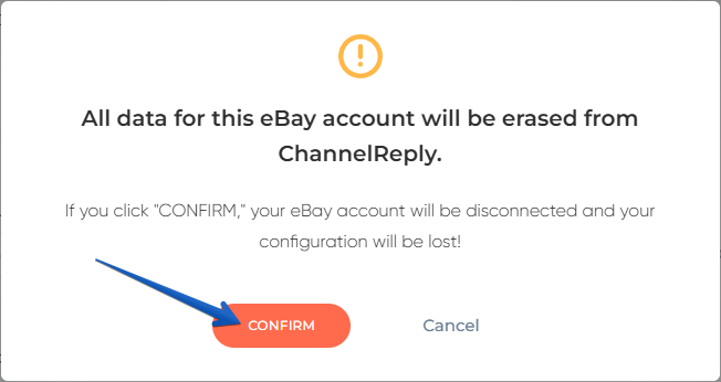 Confirm Decision to Remove eBay Account