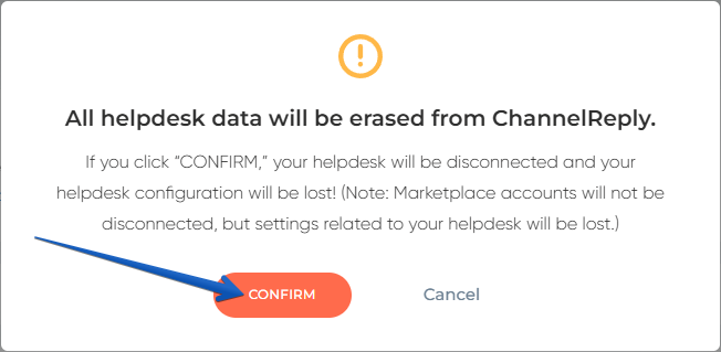 Confirm button