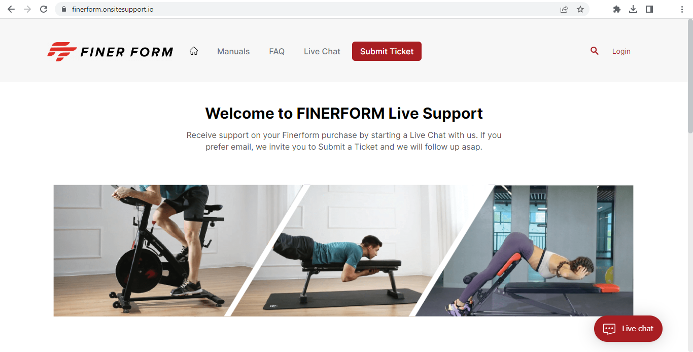 Finer Form Help Site for Amazon Built with Onsite Support
