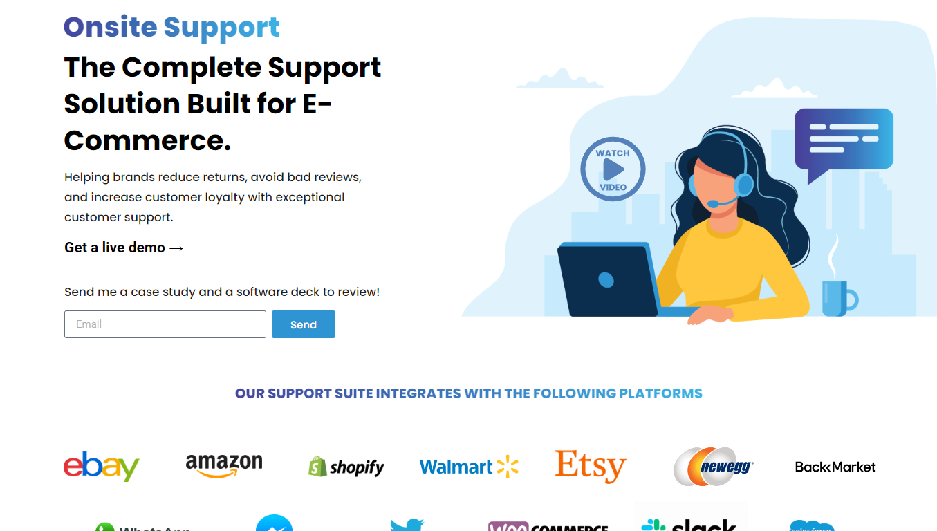 Onsite Support Homepage 