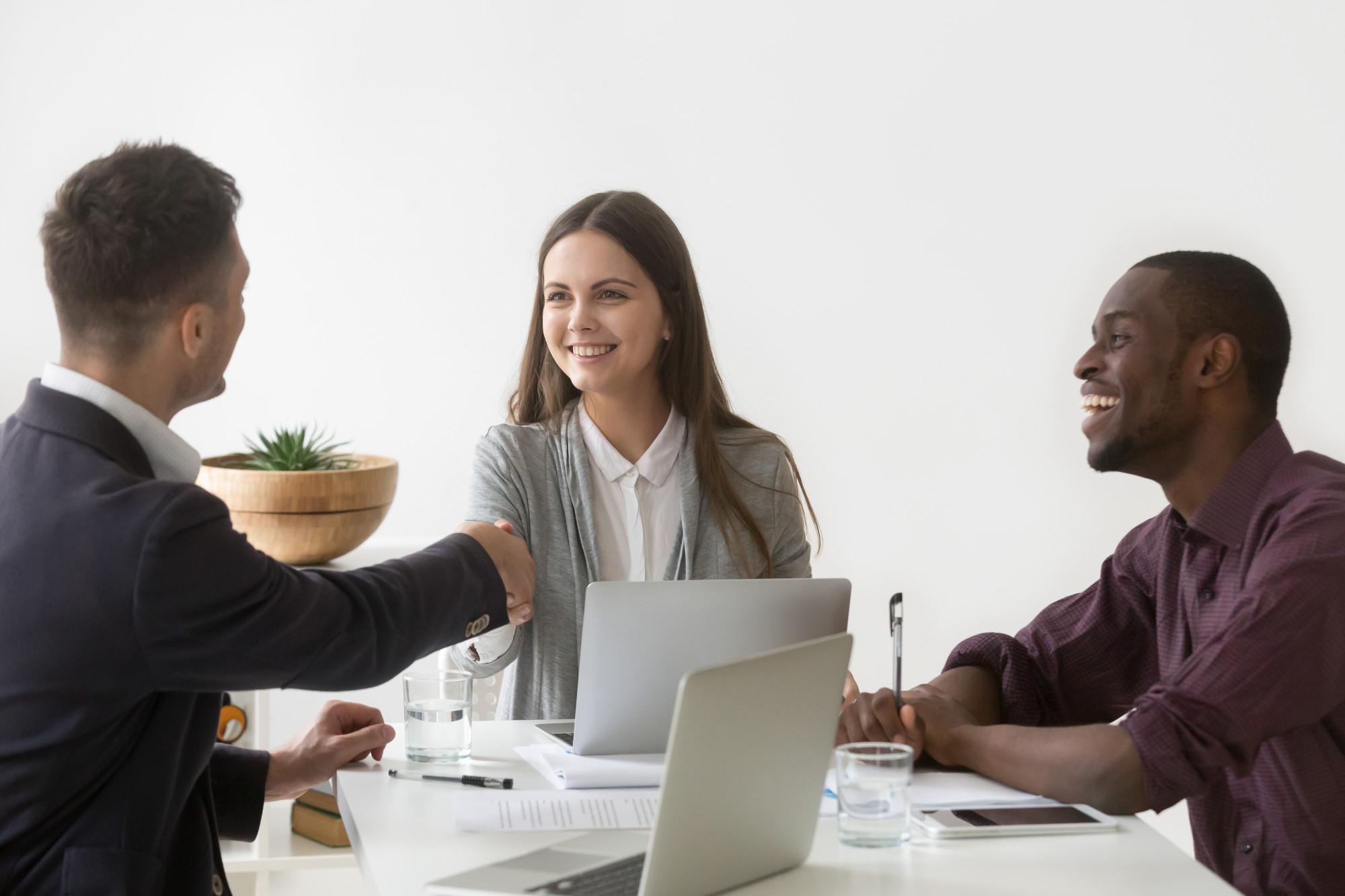 Businesspeople Shaking Hands