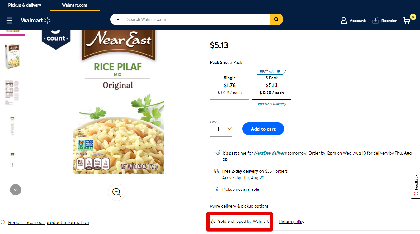 How to Tell if Something is Sold by Walmart on Walmart.com