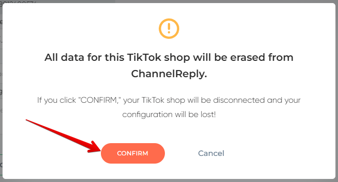 Confirm button
