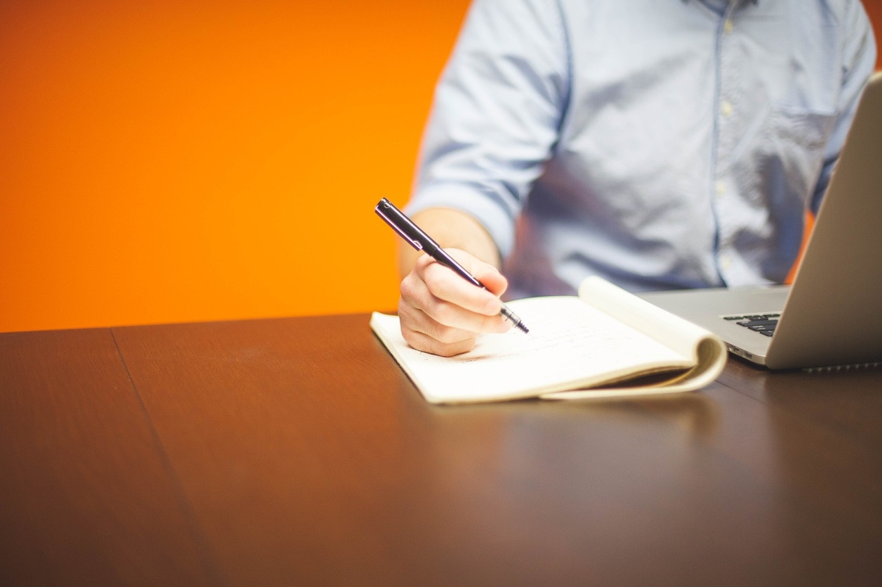 Businessman Taking Notes