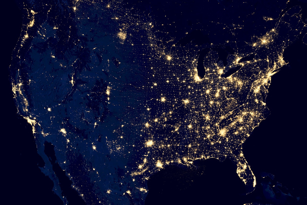 The United States at Night