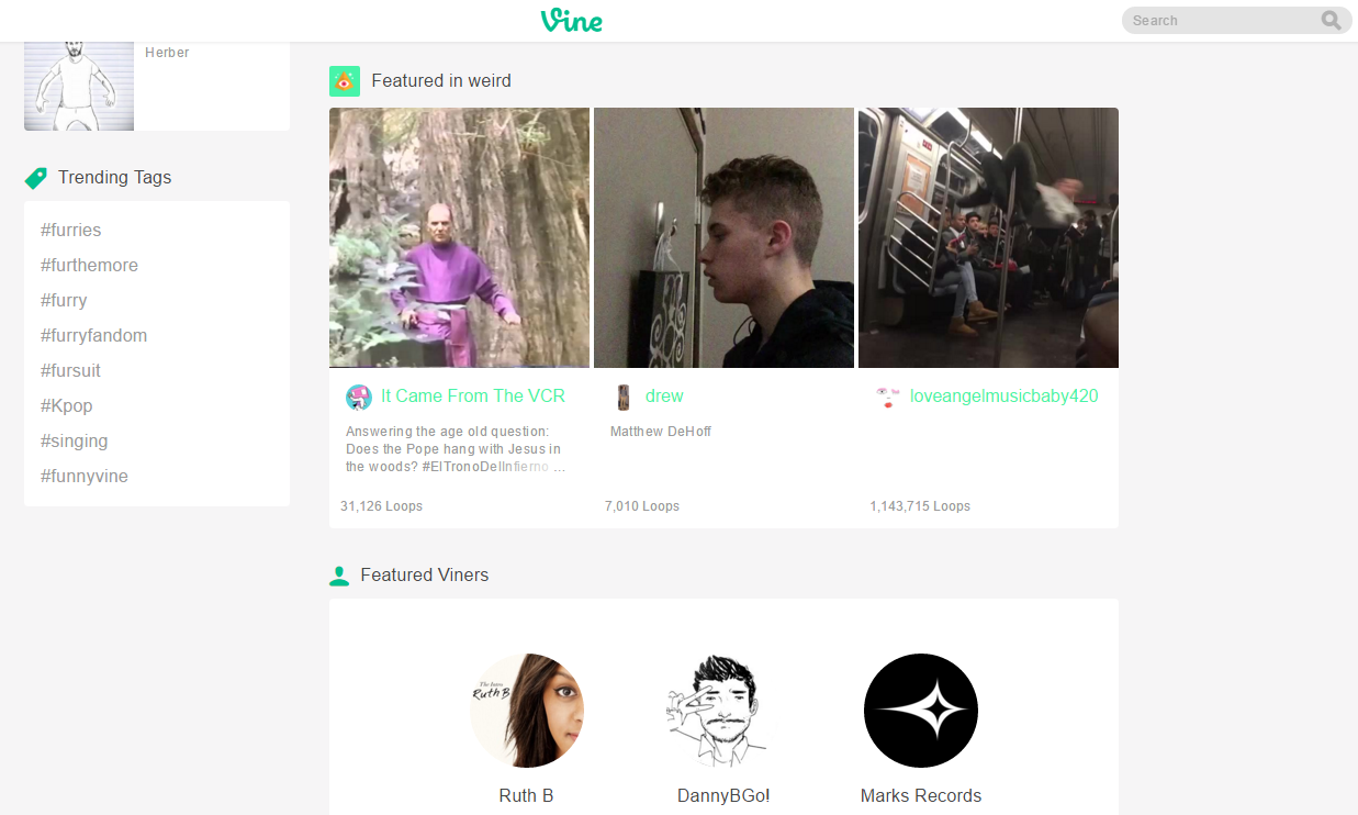 Vine, a Short Video Sharing Platform