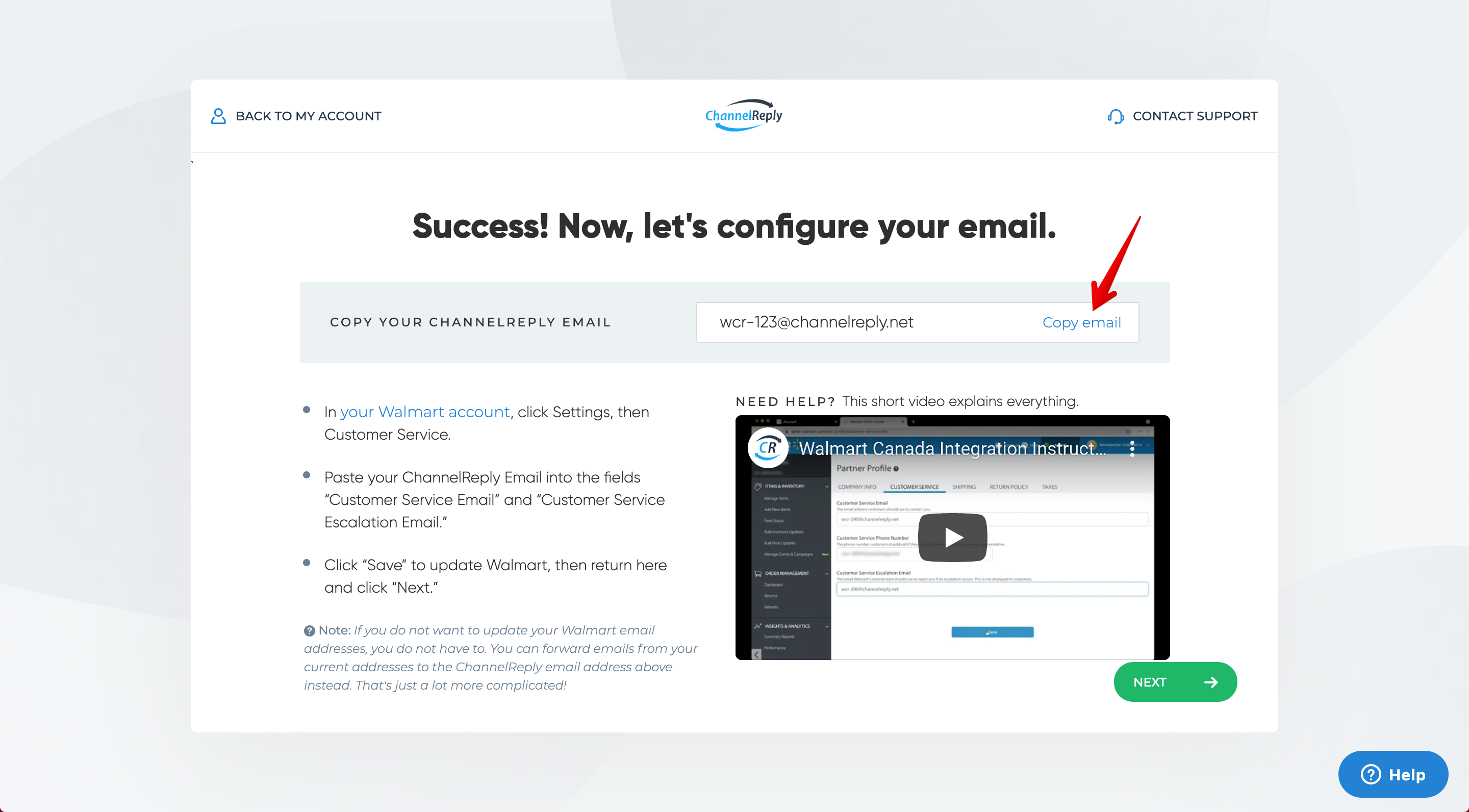 How to Copy Your ChannelReply Email