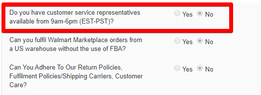 Walmart Asking If You Have Customer Service Representatives Available from 9am-6pm (EST-PST)