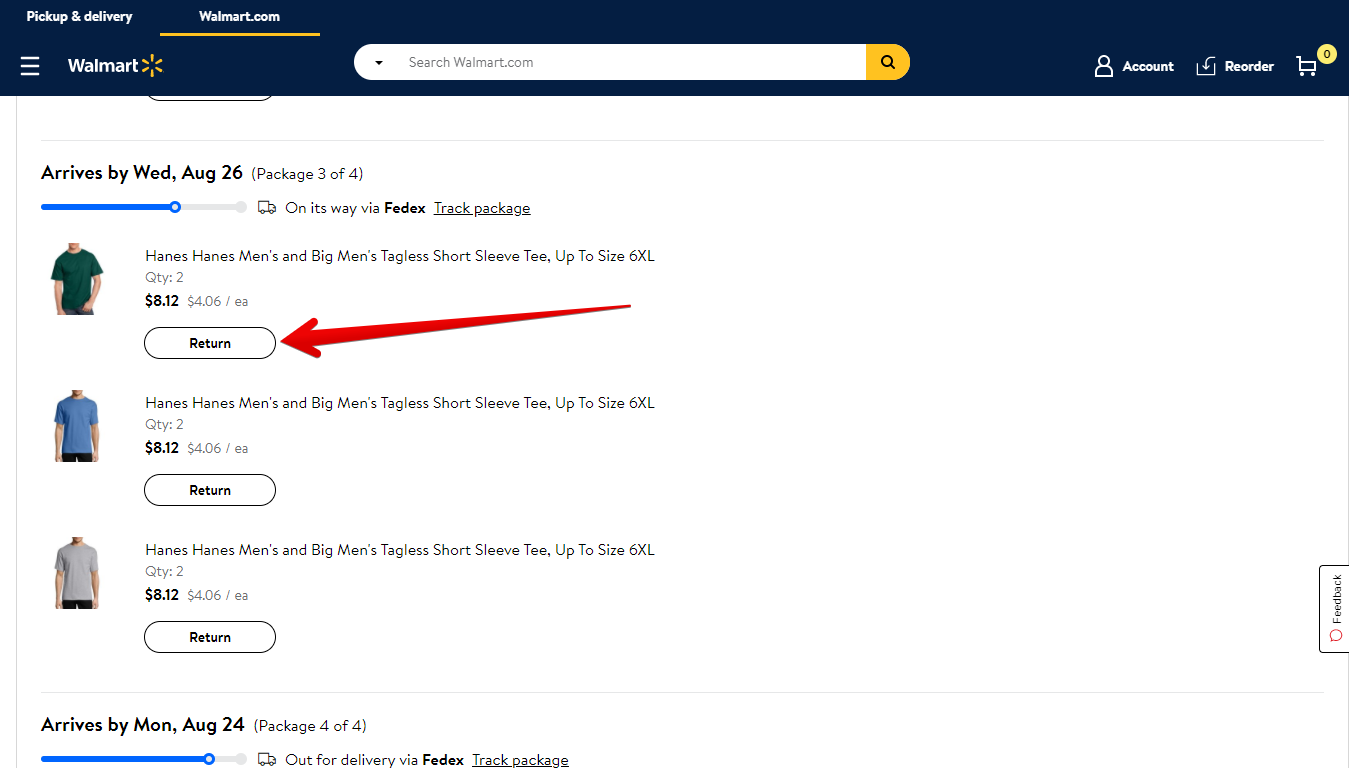 Returning merch purchased at Walmart CA in USA : r/walmart