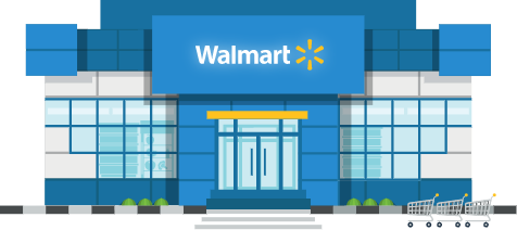 Walmart Storefront Graphic