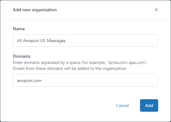 Creating an Amazon Messaging Organization in Zendesk