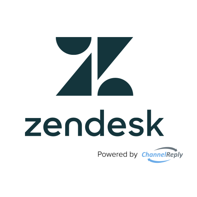 Zendesk Powered by ChannelReply Logo