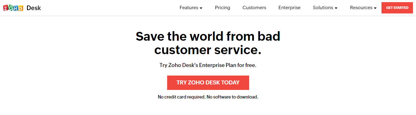 Save the World from Bad Customer Service with Zoho Desk