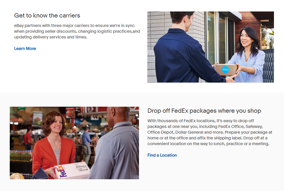 eBay Advanced Shipping Options