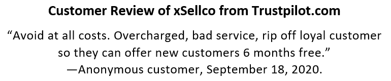 xSellco Customer Feedback on Price Increases